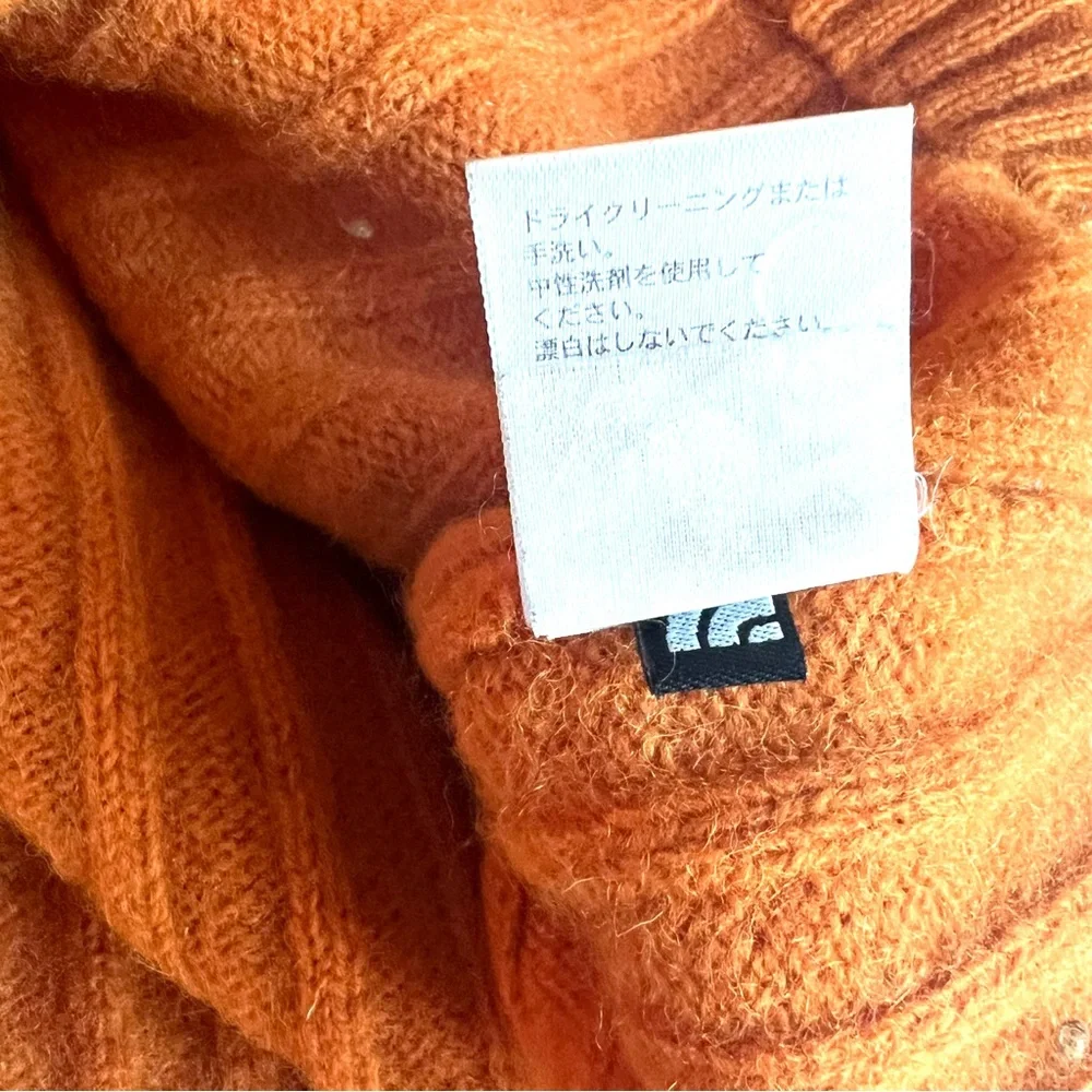 THE NORTH FACE MEN ORANGE SWEATER - Picture 9 of 11